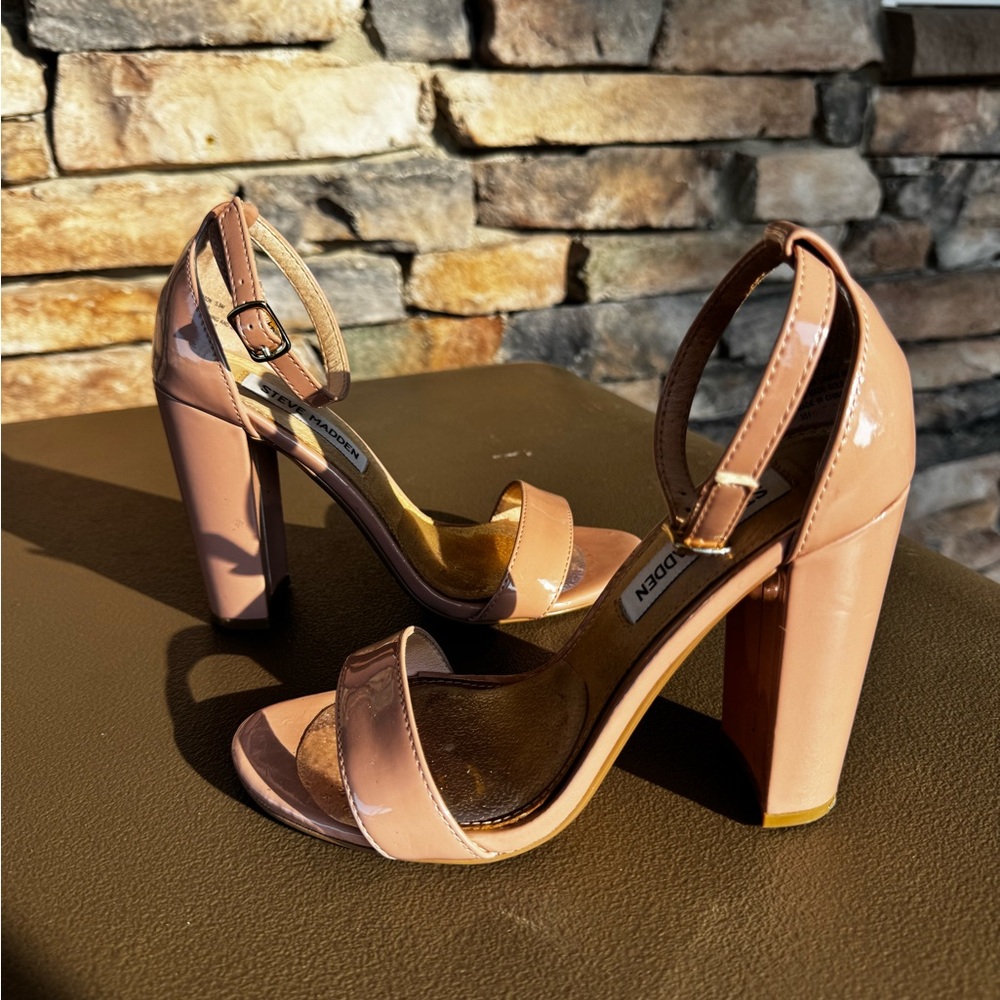 Steve Madden Blush Pink Patent Heels